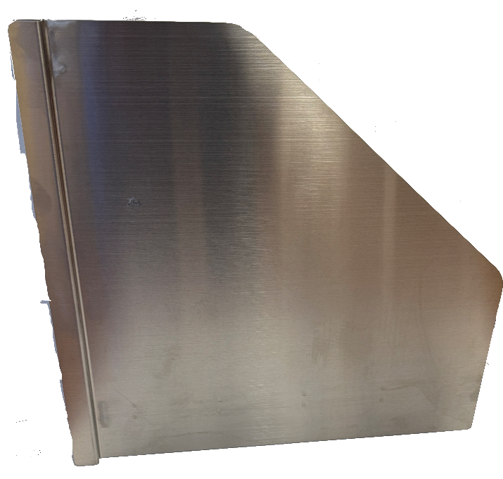 HRDWR689 Wok Range Splash Guard, Right