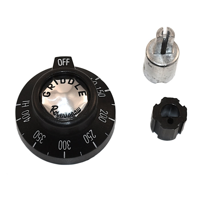 Kn200 Black Plastic Knob Off-Lo-150-400-Hi