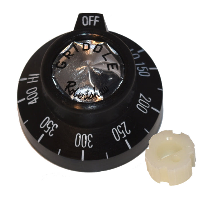 Kn226 Black Plastic Knob, Off-150-400-Hi