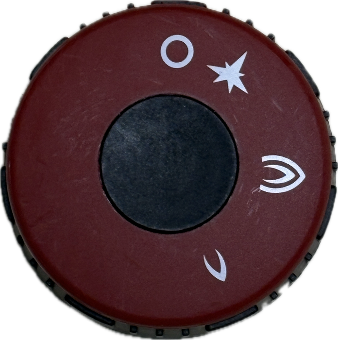 KN462 Red Knob, Gas Valve