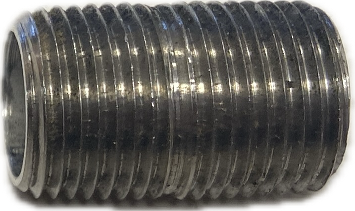 MLX206 Close Nipple, 3/8"