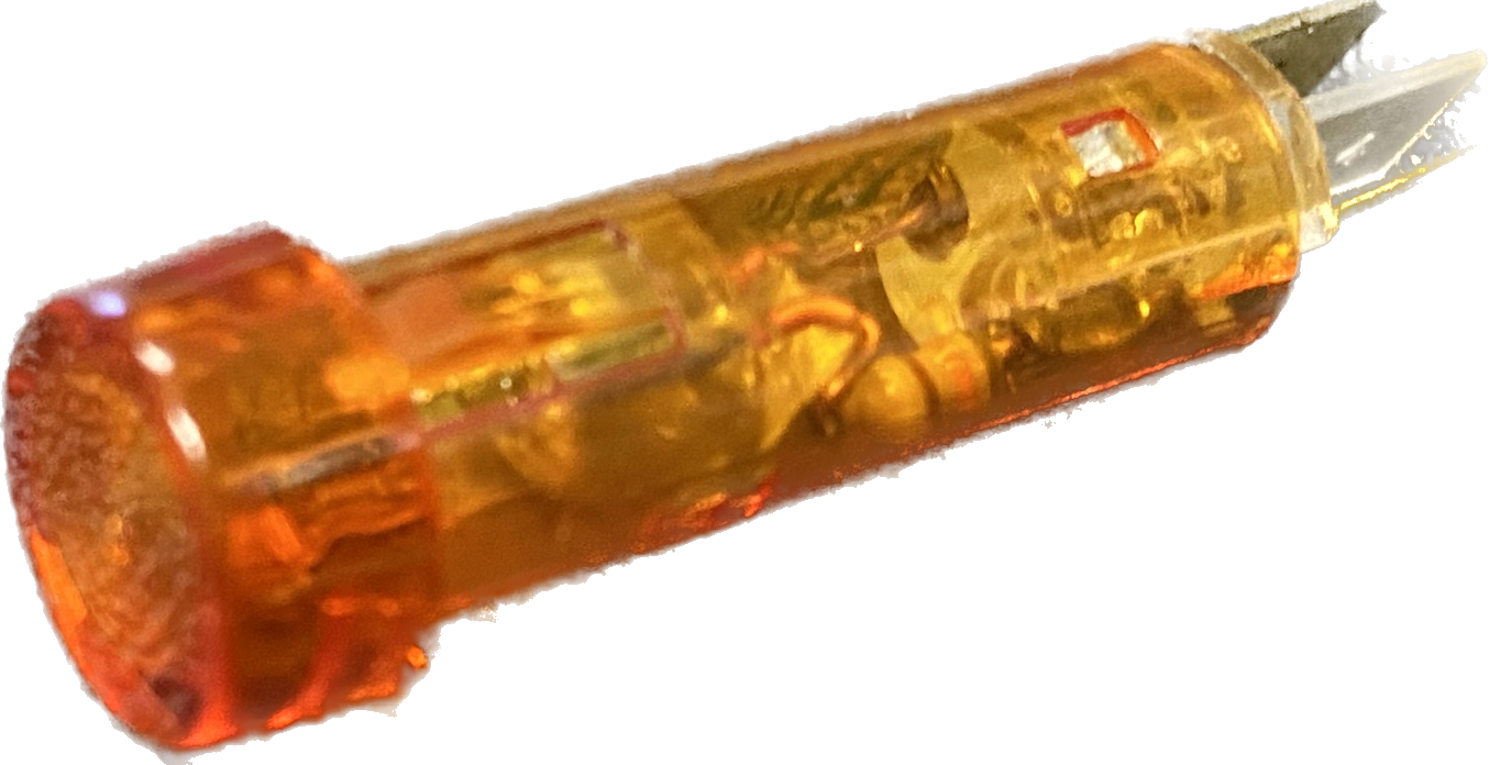 LED048 Indicator light, Amber 125V