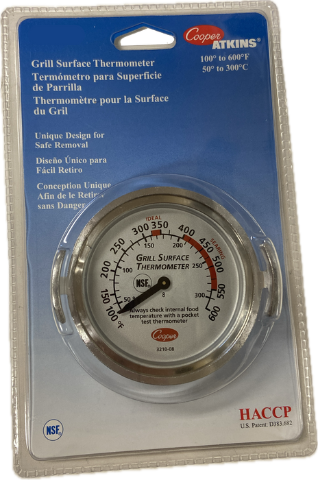 TOOL102 Grill Surface Thermometer, 100-600F