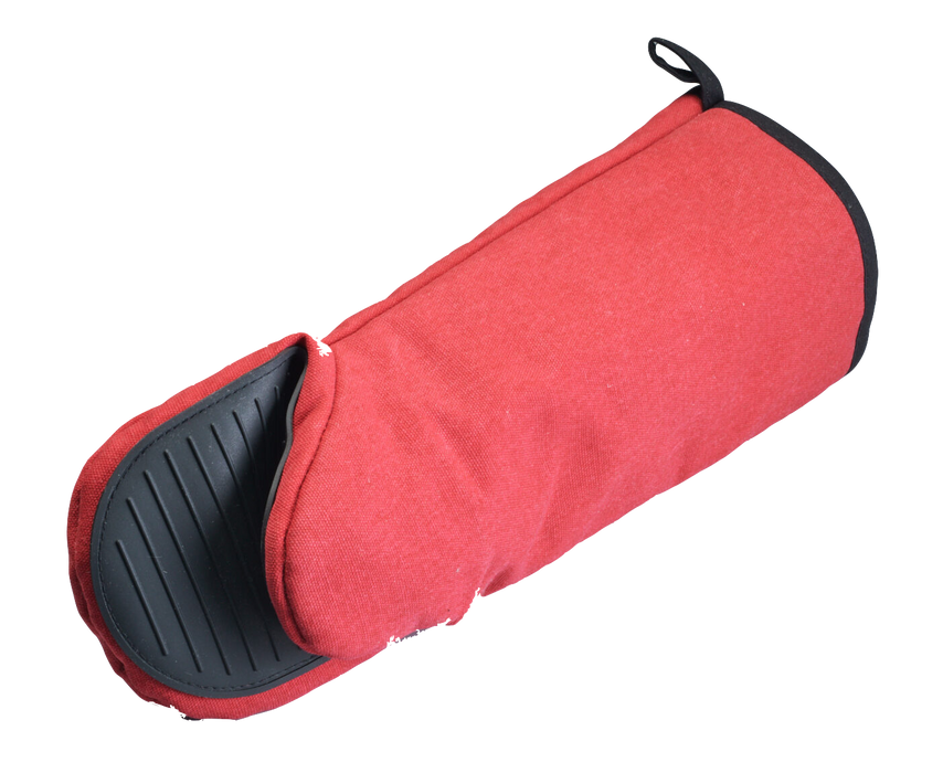 TOOL112 Commercial Oven Mitt, Red 14"