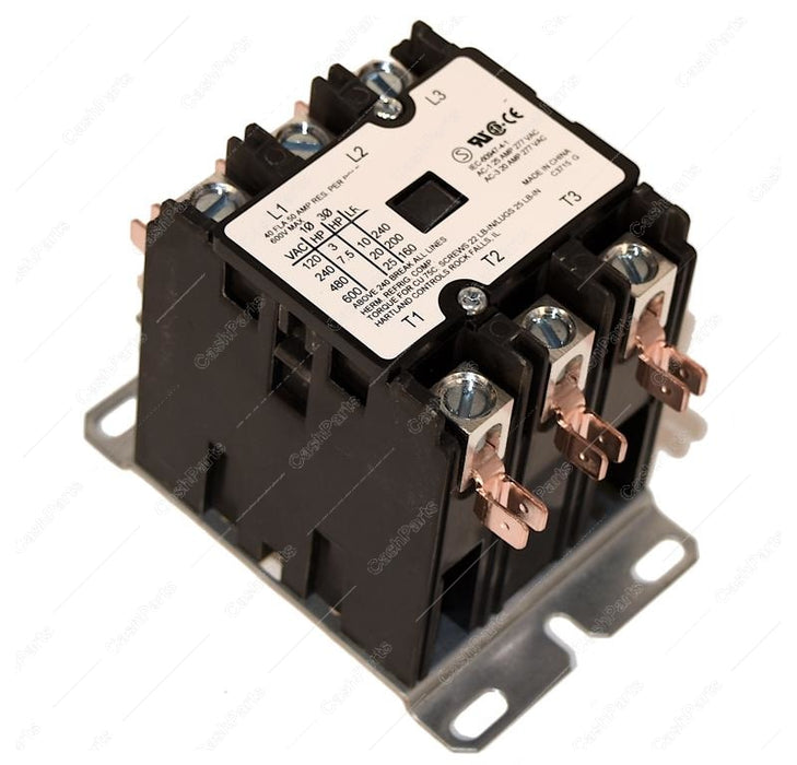 Cntctr003 Contactor 3 Poles; 120V; 40/50A Electrical