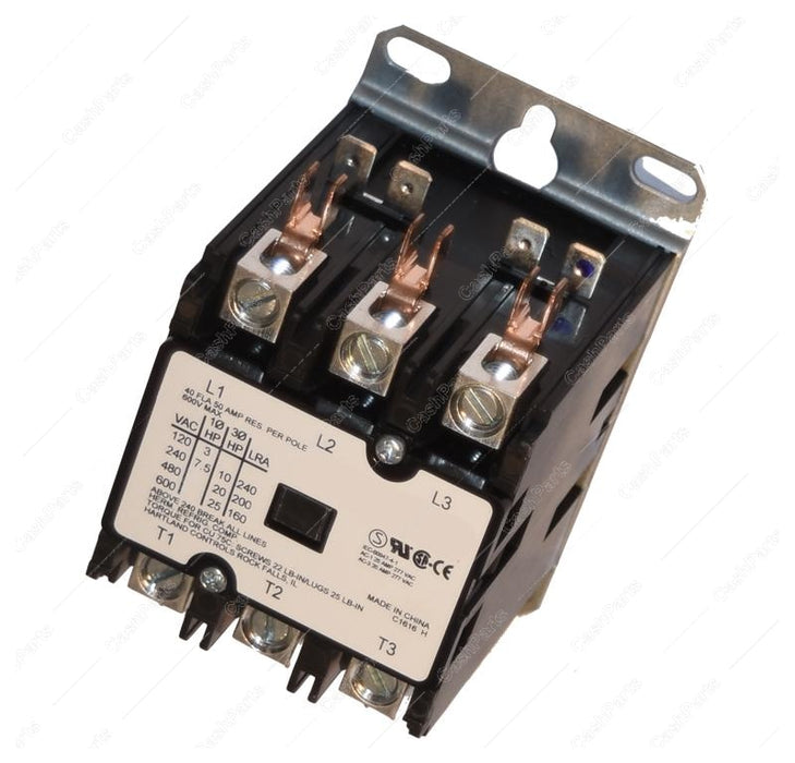 Cntctr009 Contactor - Poles: 3; Voltage: 208/240; Amperage: 40/50 Electrical
