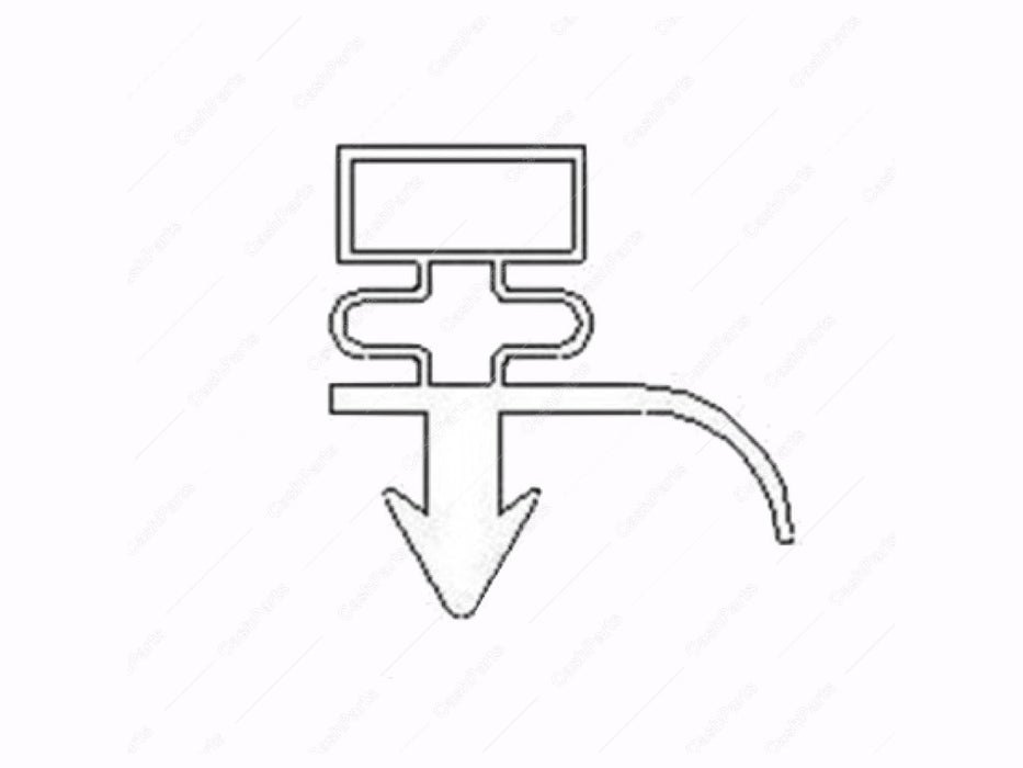 Gsk172 Door Gasket 26-3/4In X 28-1/4In Gray GASKET REFRIGERATION