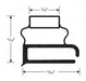 Gsk187 Door Gasket 23-1/8In X 59-5/16In Blue GASKET REFRIGERATION