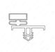 Gsk189 Door Gasket 22-1/2In X 58-5/16In Gray GASKET REFRIGERATION