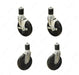 Hrdwr021 Swivel Stem Caster 4In Dia X 1In W