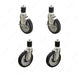 Hrdwr028 Swivel Stem Caster 4In Dia X 1In W