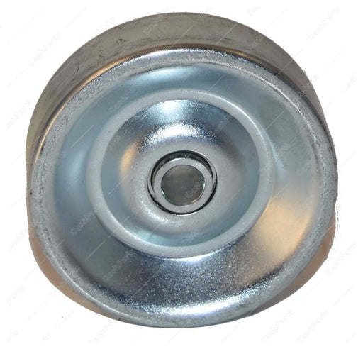 Hrdwr124 Zinc Plated Steel Wheel With Offset Bushing
