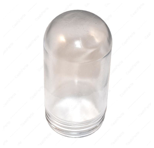 Hrdwr135 Glass Globe 3-1/4In Dia 6-3/4In Long Silicone Coated