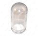 Hrdwr135 Glass Globe 3-1/4In Dia 6-3/4In Long Silicone Coated