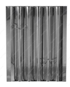 HRDWR447 Baffle Stainless 20H x 16W