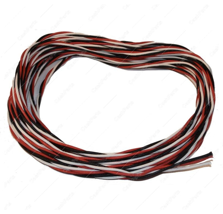 Htw008 50Ft 14 Gauge High Temperature Glass Braid Copper Wire 