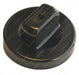 KN263 ABJC-JD KNOB ADJ BLACK W/ OVER