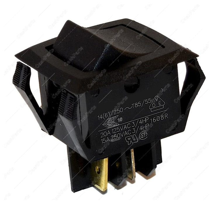 Sw002 Black Rocker 20A/250Vac Dpst Electrical Switches