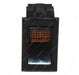 Sw215 Amber Lighted Rocker Switch Black Plastic 20A 250V Dpst