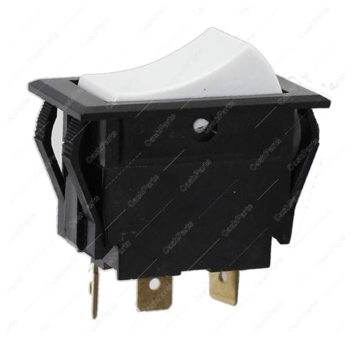 Sw237 Black & White Plastic Rocker Switch 15A 125V 10A 250V Spdt Electrical Switches