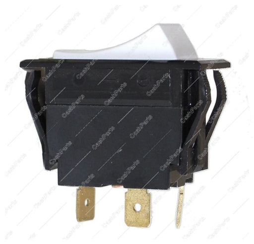 Sw240 Black & White Plastic Rocker Switch 15A 125V 10A 250V Spdt