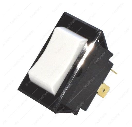 Sw241 Black & White Plastic Rocker Switch 15A 125V 10A 250V Dpdt Electrical Switches