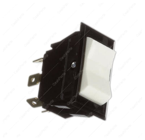 Sw255 Black & White Rocker Switch 15A 125V 10A 250V Dpdt Electrical Switches