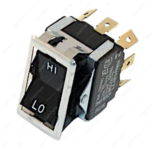 Sw278 Black Rocker Hi/Lo White Letters 10A 250 Vac 15A 125 Vac 3Pdt Electrical Switches