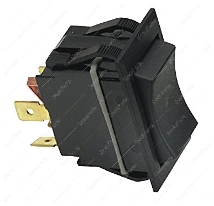 Sw284 Black Rocker Switch 20A 125-277Vac Dpst Electrical Switches