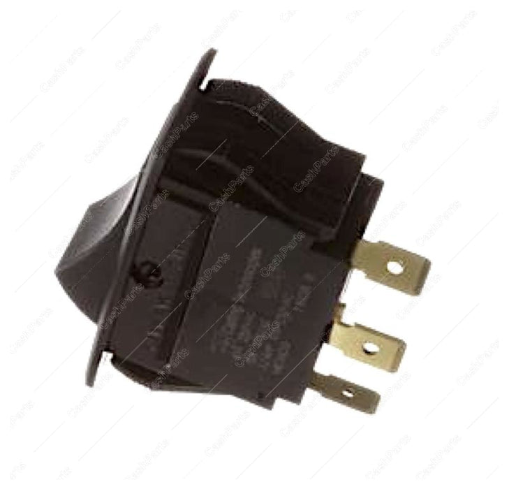 Sw290 Black Rocker Switch 3/4Hp - 15A 125/277V Spst Electrical Switches