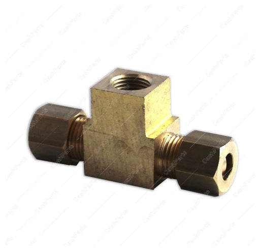 VLV370 T-FITTING 1/4CCx1/4CCx1/8FNP